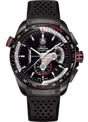 TAG Heuer Grand Carrera Calibre 36RS Caliper Chronograph Titanium PVD / Black